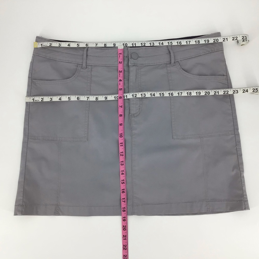 Lee Straight Fit Aleesa Skort, Alloy Grey, 18 - Picture 9 of 13
